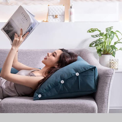 Bed Wedge Pillow - Adjustable Memory Foam Support Wedge for Sleeping, Reading & Rest