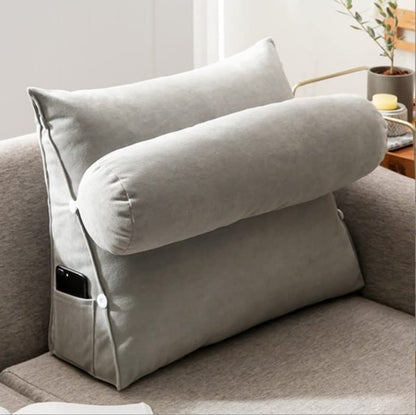 Bed Wedge Pillow - Adjustable Memory Foam Support Wedge for Sleeping, Reading & Rest