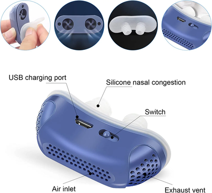 Anti-Snoring Device - Portable Nasal Vents for Quieter Sleep, Travel Size