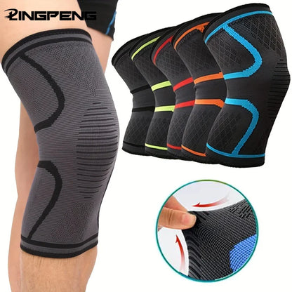 Knee Compression Sleeve - Knee Support Brace for Men & Women, Running & Workouts