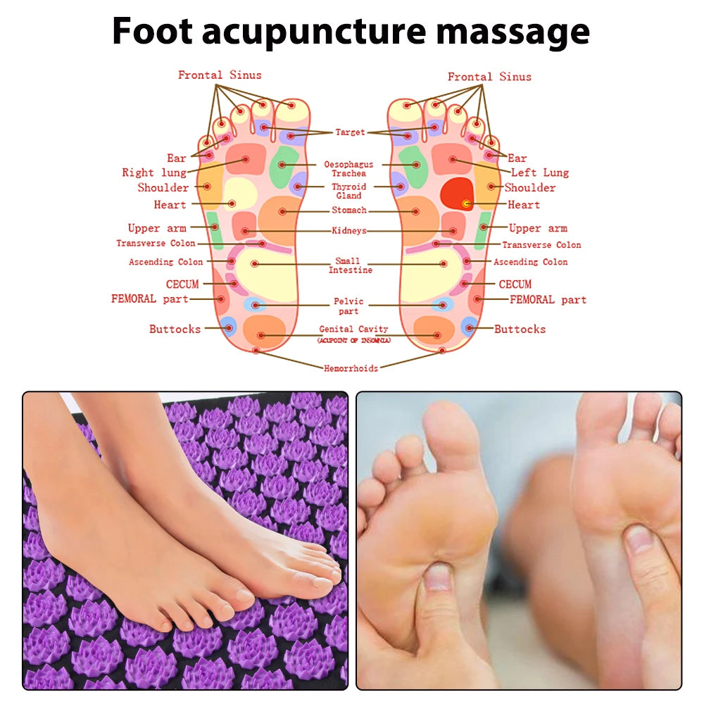 Acupressure Yoga Mat Kuznetsov's Applicator Cushion Sensi