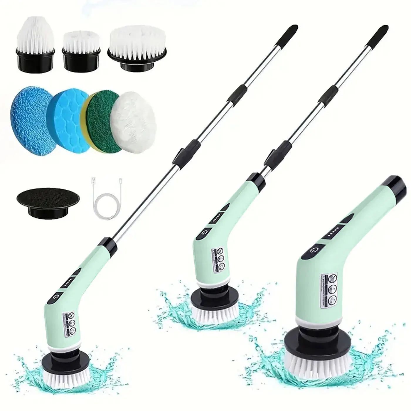 1 Set - Electric Cleaning Brush, Bathroom Cleaning Brush