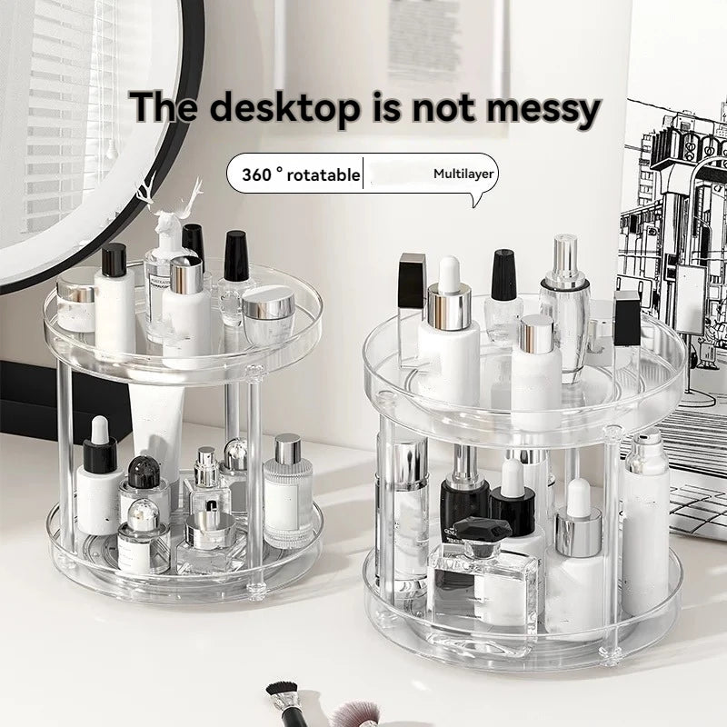1Pc/Kitchen Rack Transparent Rotating Storage Rack Spice