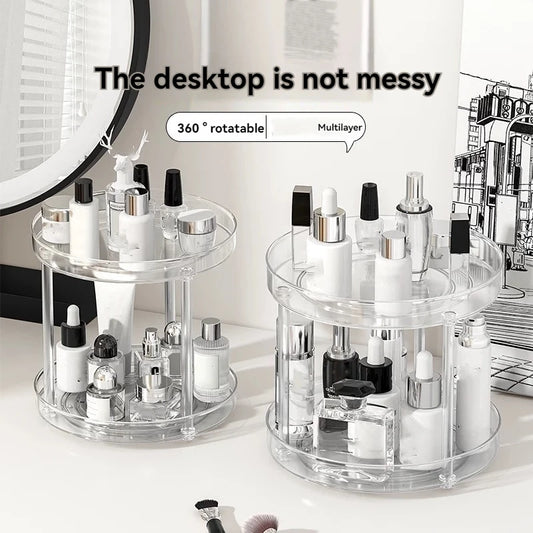 1Pc/Kitchen Rack Transparent Rotating Storage Rack Spice