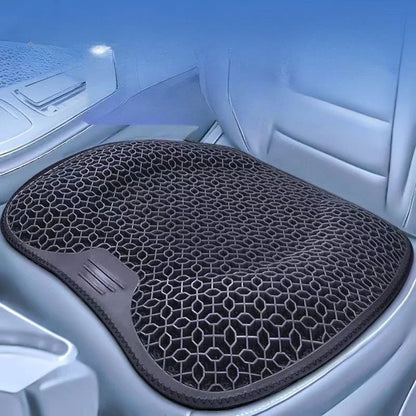 Gel Seat Cushion - Breathable Honeycomb Cushion for Office Chair, Car & Home