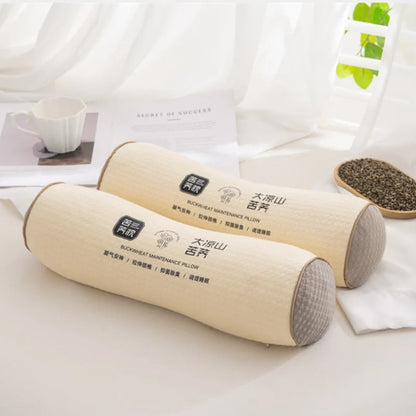 Buckwheat Pillow - Adjustable Cervical Neck Support Pillow for Sleeping