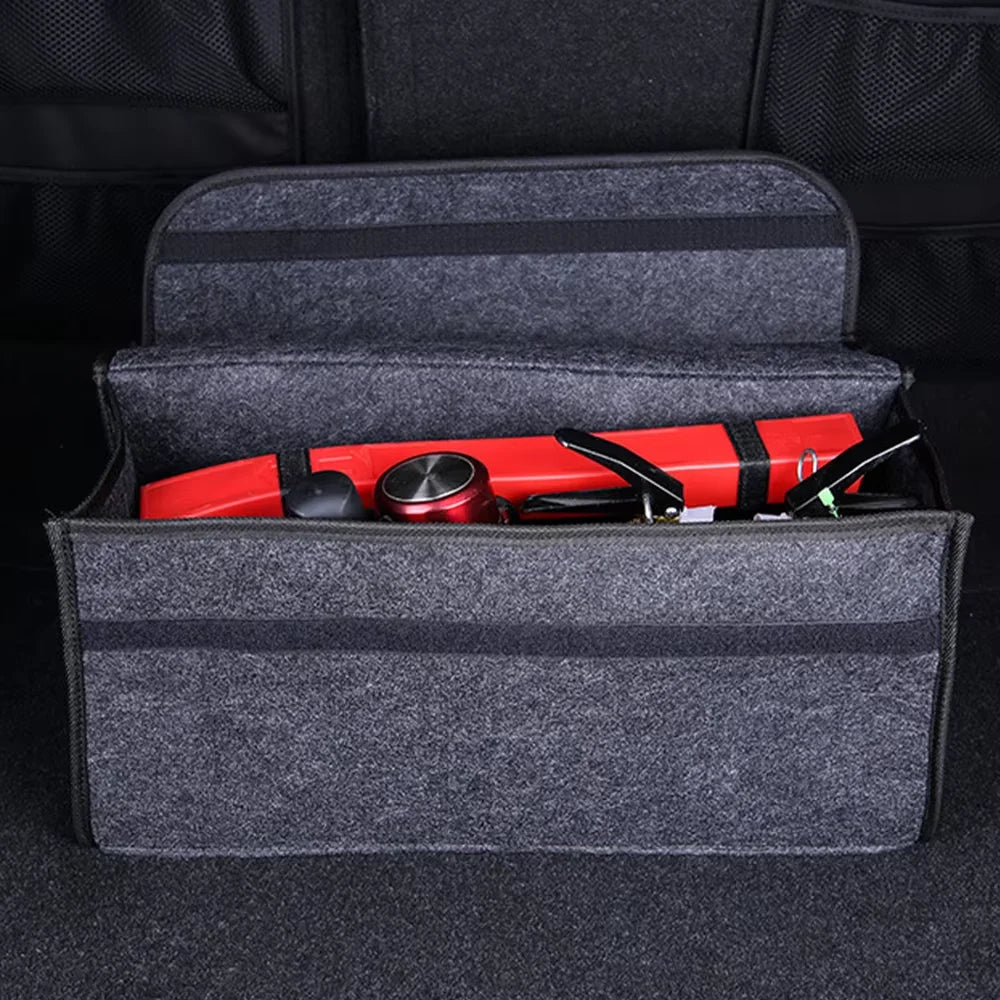 Large Anti Slip Compartment Boot Storage Organizer Tool - Car Organizer