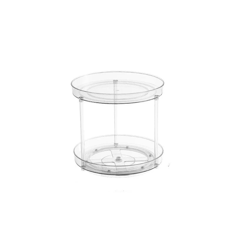 1Pc/Kitchen Rack Transparent Rotating Storage Rack Spice