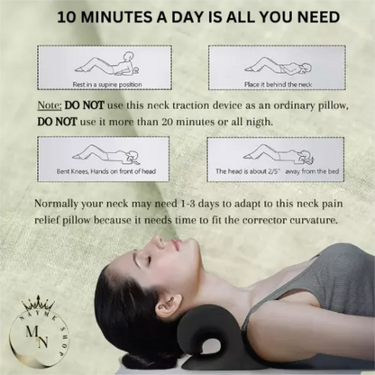 Neck Stretcher - Cervical Neck & Shoulder Relaxer Pillow