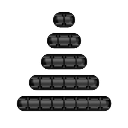 Cable Clips - Silicone Cord Organizer for Desk, Adhesive Cable Management Holder