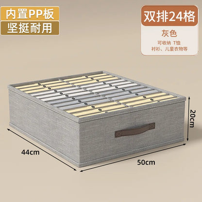 Closet Organizer Drawers - Foldable Fabric Wardrobe Clothes Storage, 14-24 Grids