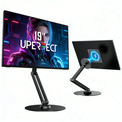 Monitor Mount Stand - Magnetic 2-in-1 VESA Arm for 7-19 inch Portable Monitors
