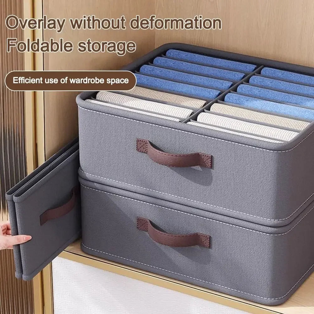 14/16/24Grids Wardrobe Clothes Storage Organizer Thickened
