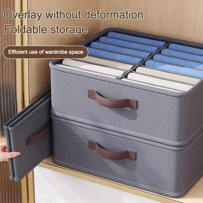 Closet Organizer Drawers - Foldable Fabric Wardrobe Clothes Storage, 14-24 Grids