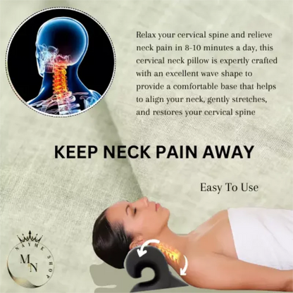 Neck Stretcher - Cervical Neck & Shoulder Relaxer Pillow