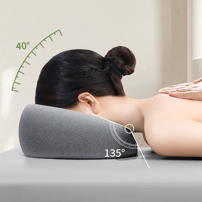 Prone Pillow - Memory Foam Face Down Cushion for Resting & Massage