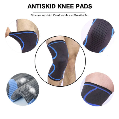 Knee Compression Sleeve - Knee Support Brace for Men & Women, Running & Workouts