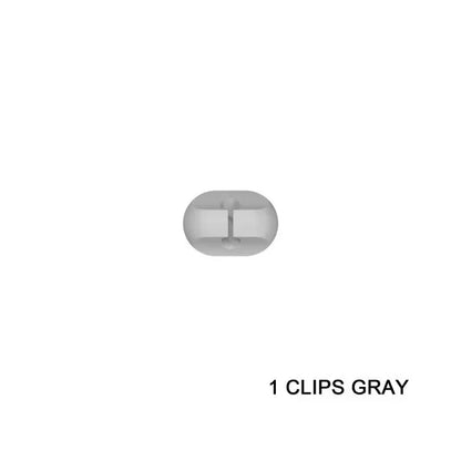 Cable Clips - Silicone Cord Organizer for Desk, Adhesive Cable Management Holder