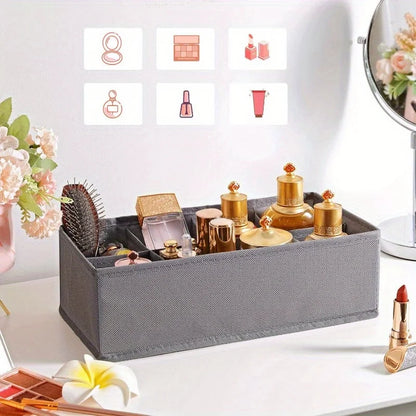 Drawer Organizer Set - 4 Piece Foldable Dividers for Socks, Underwear & Ties