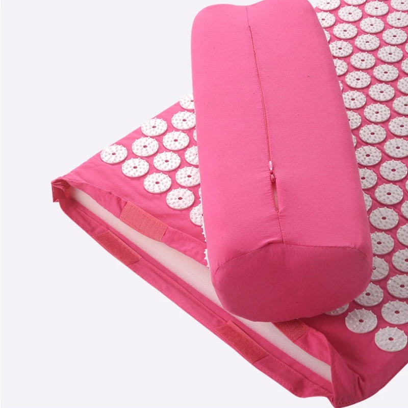 Acupressure Mat Set Massage Cushion for Back & Neck Relief