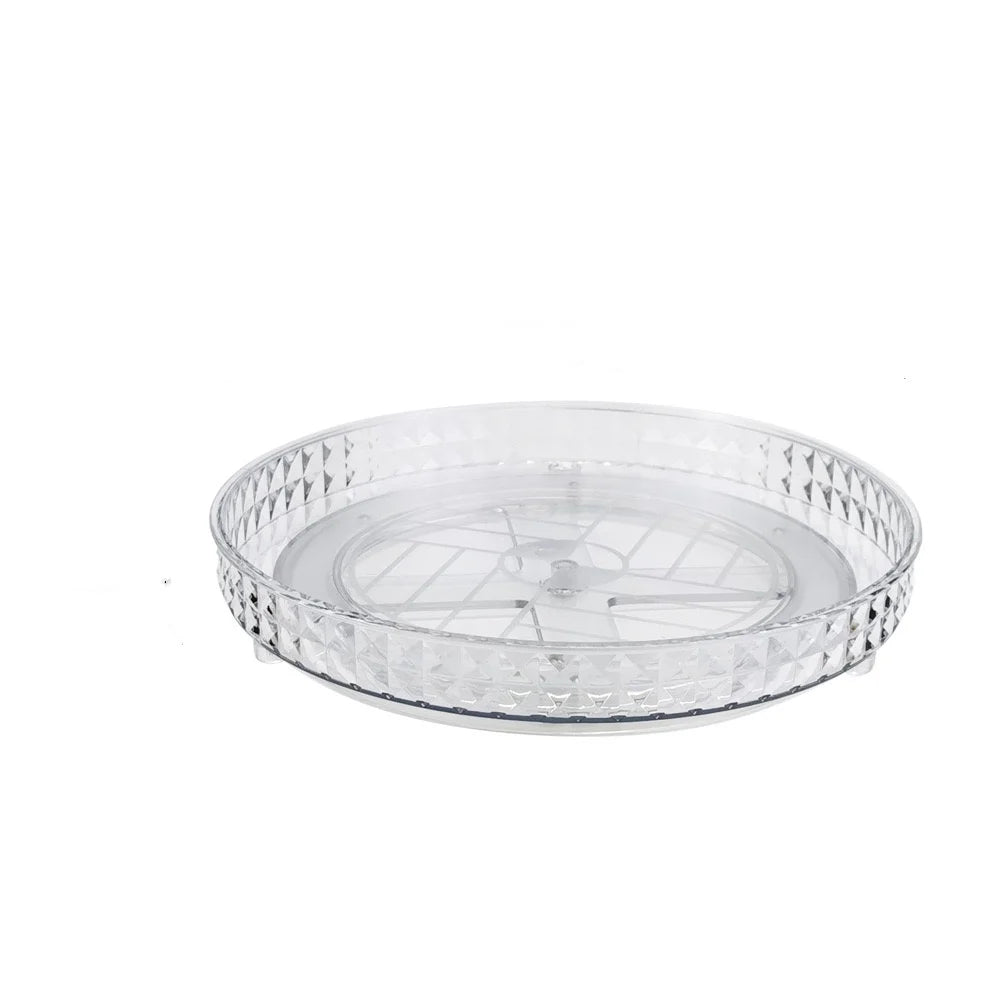 1Pc/Kitchen Rack Transparent Rotating Storage Rack Spice