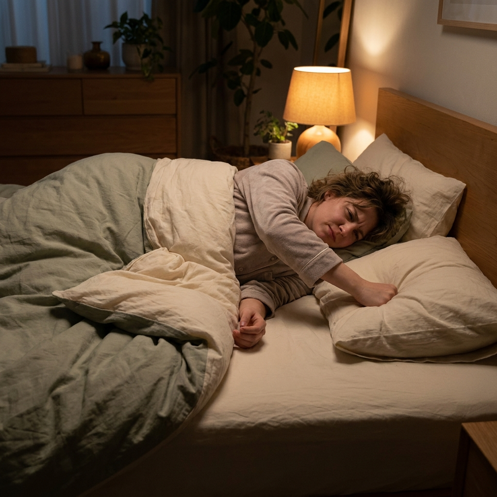 Before: restless nights re-fluffing a flat pillow