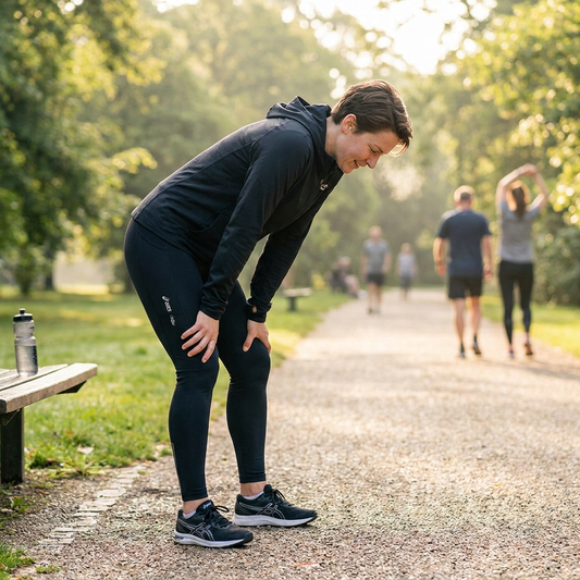 Before: when your knee makes you cut the run short